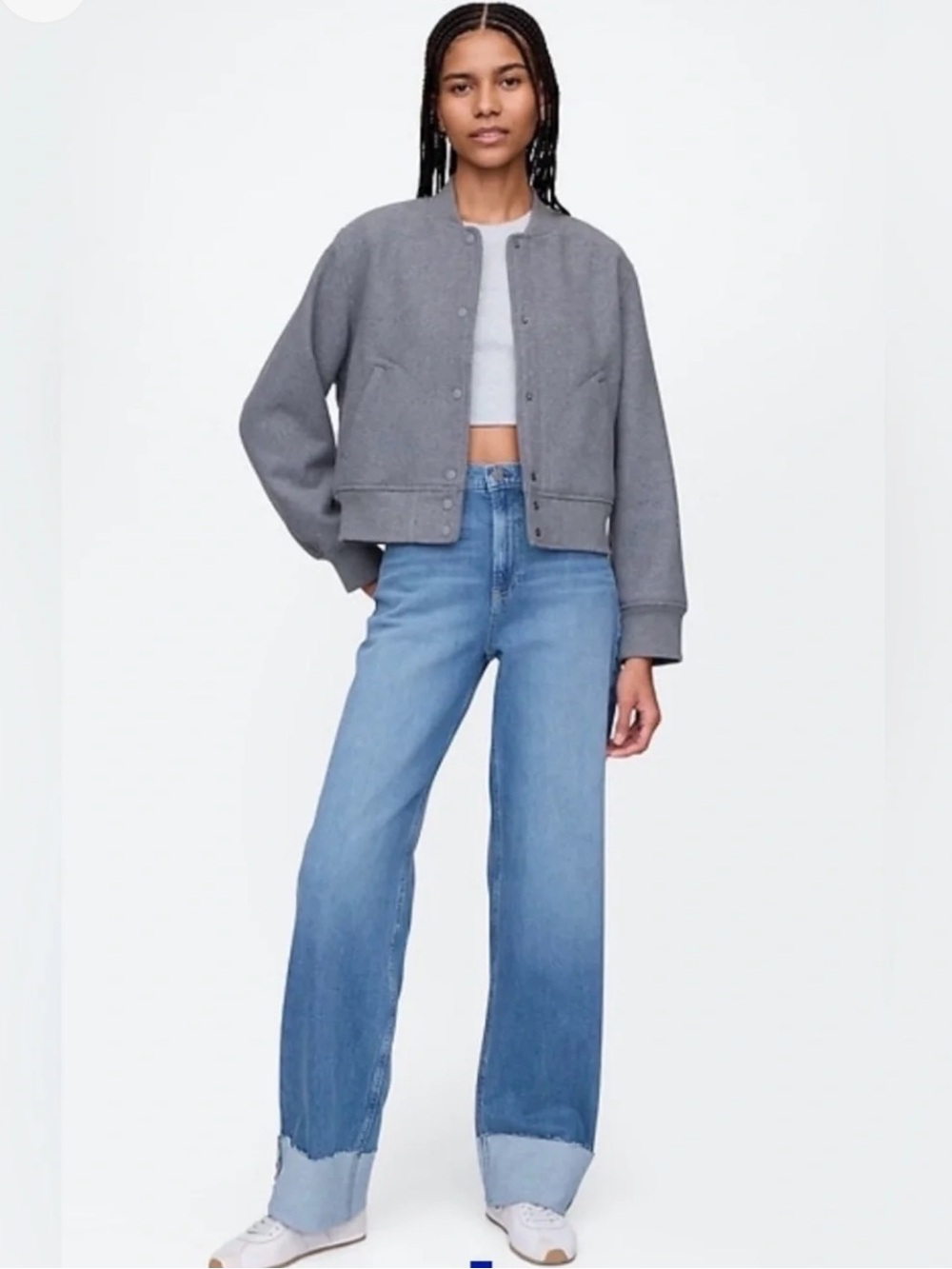 GAP 90s Loose Mid Rise Cuffed Jeans 6s